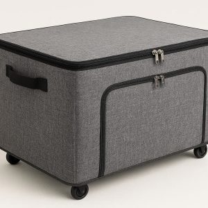 15 Double Zipper Wheeled Storage Box
