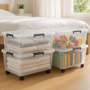 16 Modular Stackable Under Bed Bins