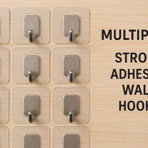25 Strong Adhesive Wall Hooks Multipack