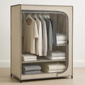 6 Clear View Zippered Wardrobe Storage Solution